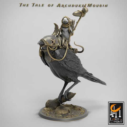 Magpie Perch, The Tale of Archduke Mousin | TABLETOP SCALE Monster Miniature | Rescale Miniatures