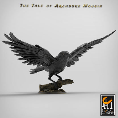 Magpie Takeoff, The Tale of Archduke Mousin | TABLETOP SCALE Monster Miniature | Rescale Miniatures