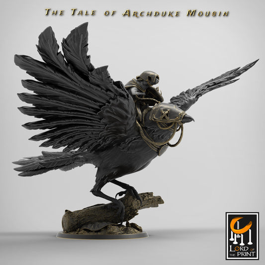 Magpie Takeoff, The Tale of Archduke Mousin | TABLETOP SCALE Monster Miniature | Rescale Miniatures