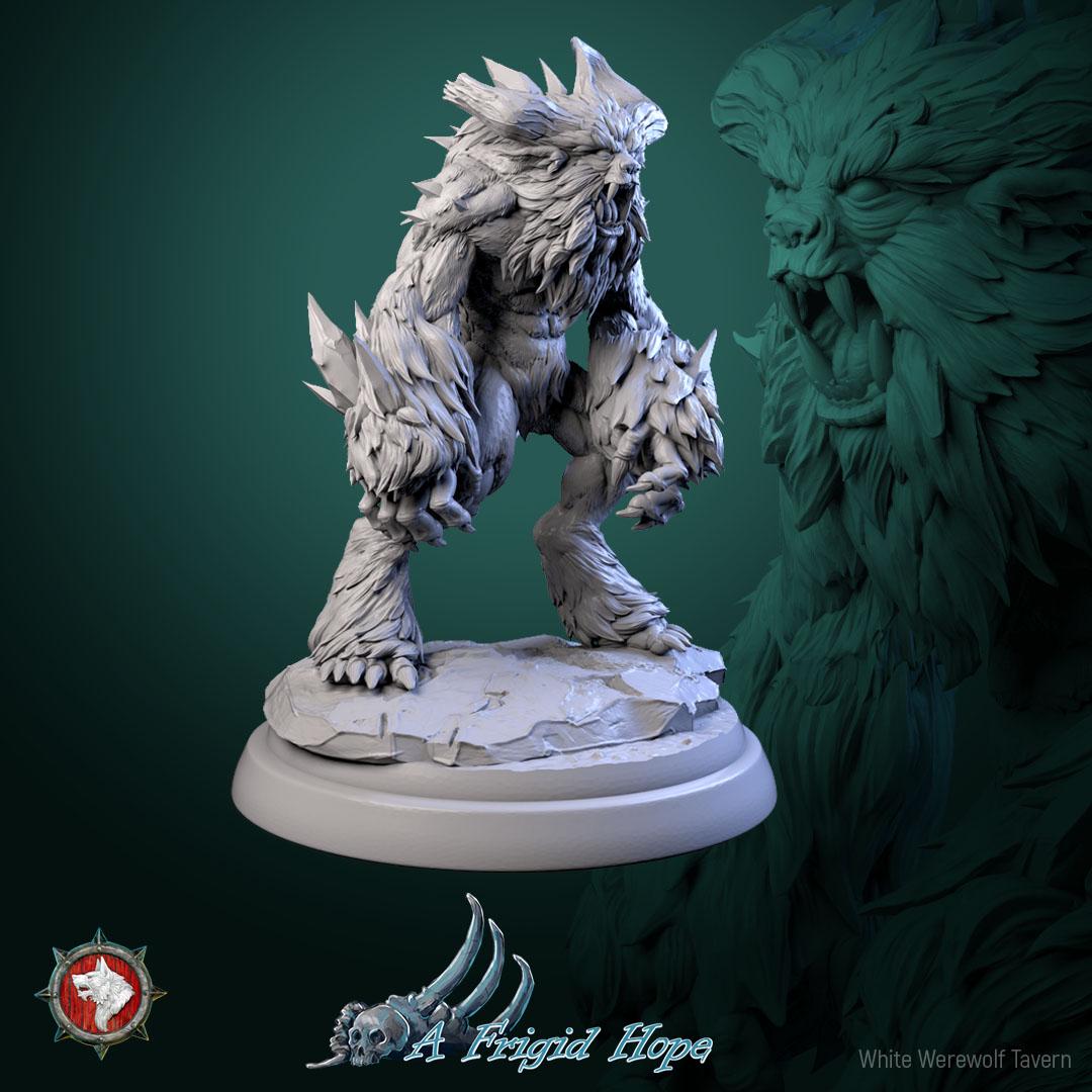 Winterbeasts | TABLETOP SCALE | TTRPG Miniature | White Werewolf Tavern