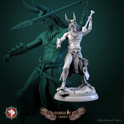 Wyvern Hunters | TABLETOP SCALE | TTRPG Miniature | White Werewolf Tavern