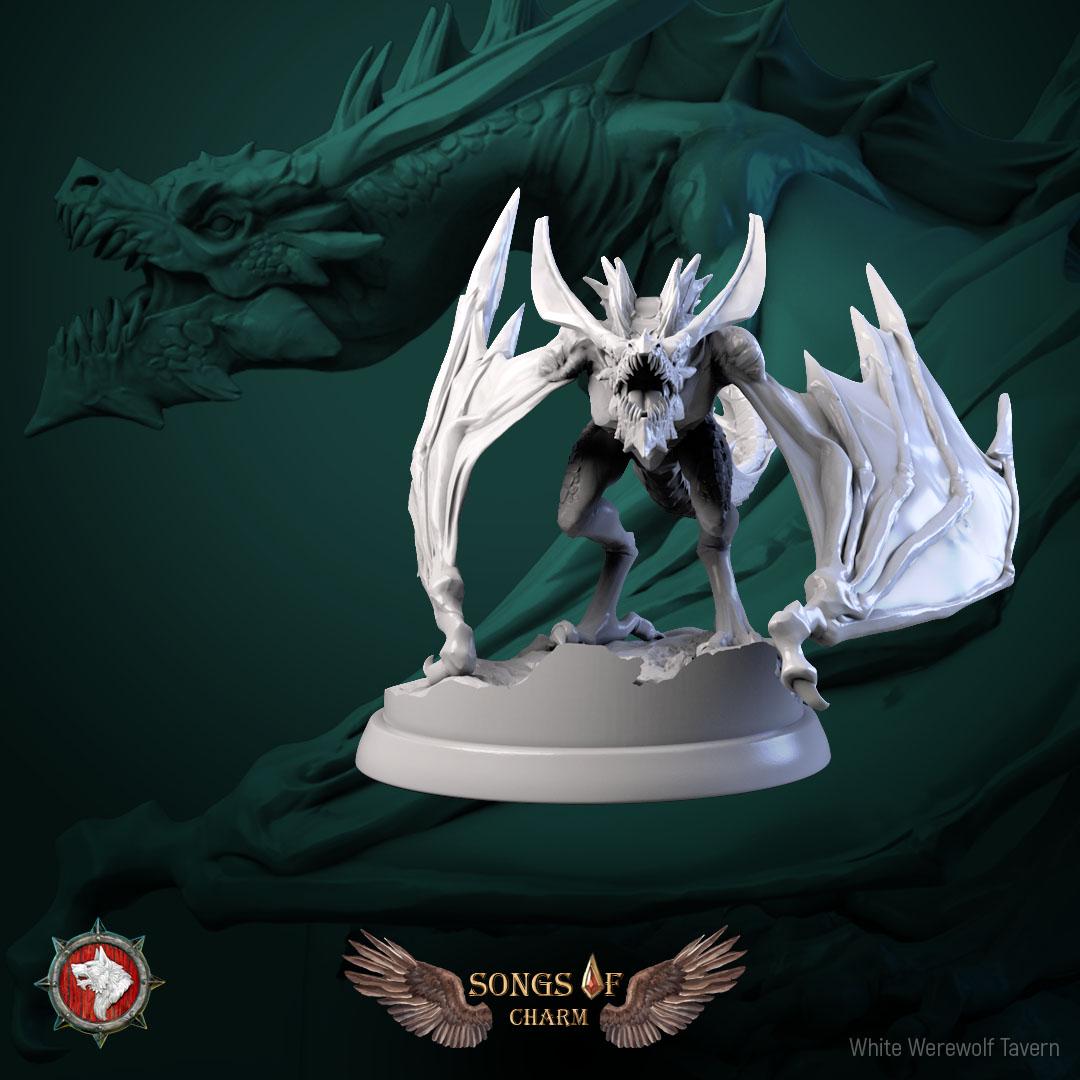 Wyverns | TABLETOP SCALE | TTRPG Miniature | White Werewolf Tavern