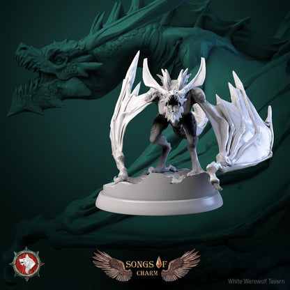 Wyverns | TABLETOP SCALE | TTRPG Miniature | White Werewolf Tavern