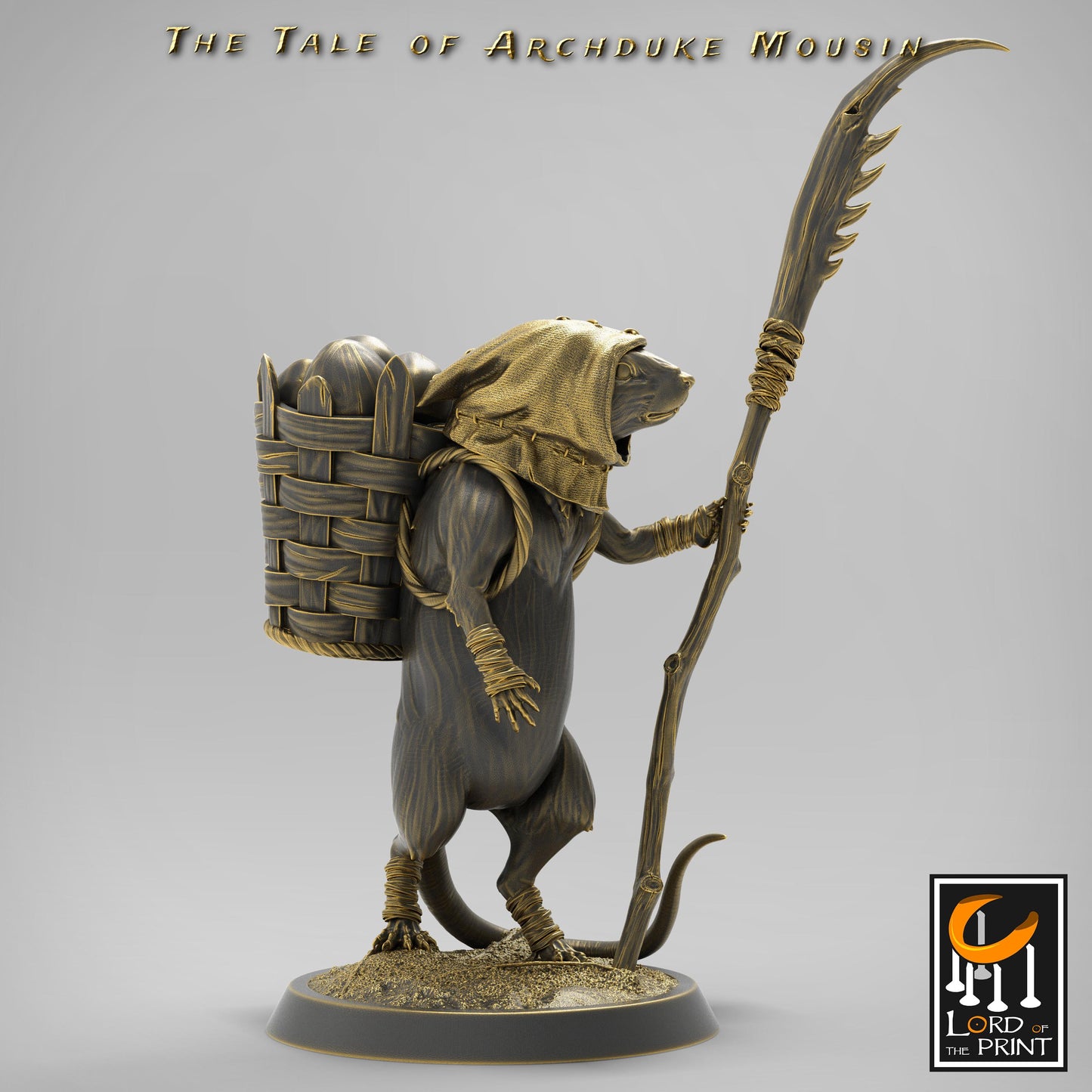 Mouse Stick, The Tale of Archduke Mousin | TABLETOP SCALE Monster Miniature | Rescale Miniatures