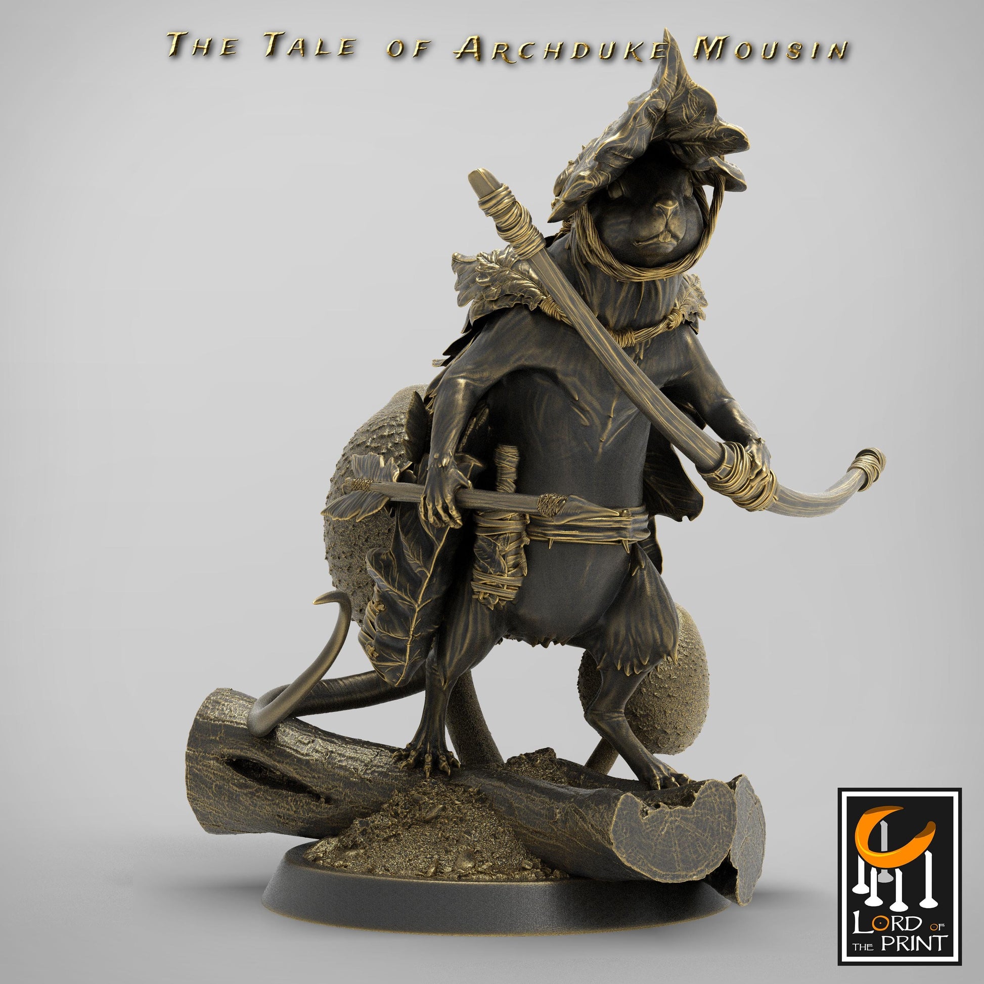 Mouse Look Forward, The Tale of Archduke Mousin | TABLETOP SCALE Monster Miniature | Rescale Miniatures