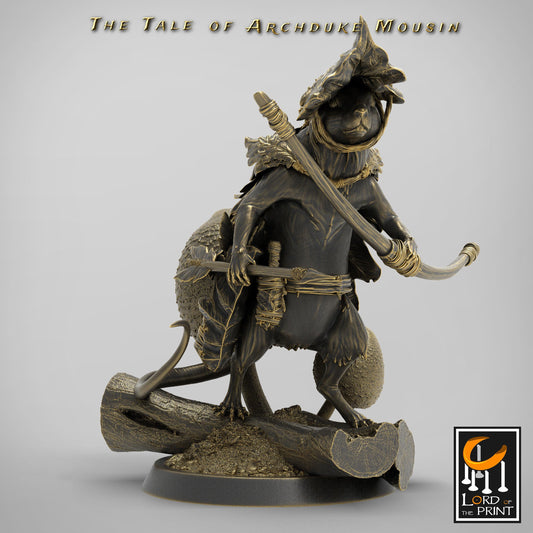 Mouse Look Forward, The Tale of Archduke Mousin | TABLETOP SCALE Monster Miniature | Rescale Miniatures