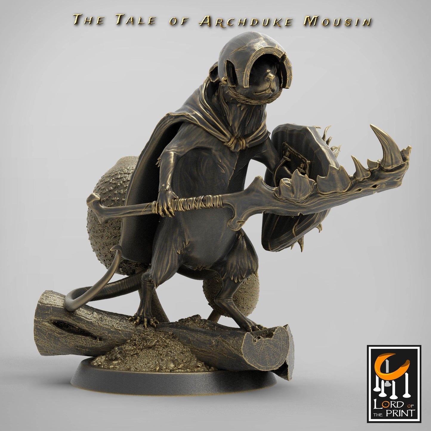Mouse Look Forward, The Tale of Archduke Mousin | TABLETOP SCALE Monster Miniature | Rescale Miniatures