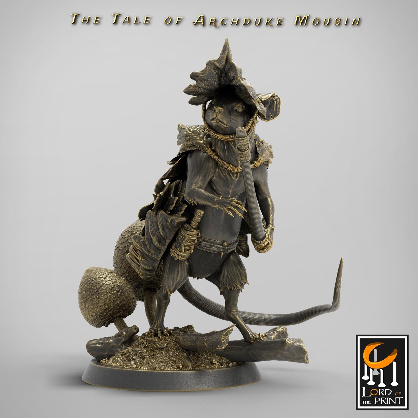 Mouse Look Right, The Tale of Archduke Mousin | TABLETOP SCALE Monster Miniature | Rescale Miniatures
