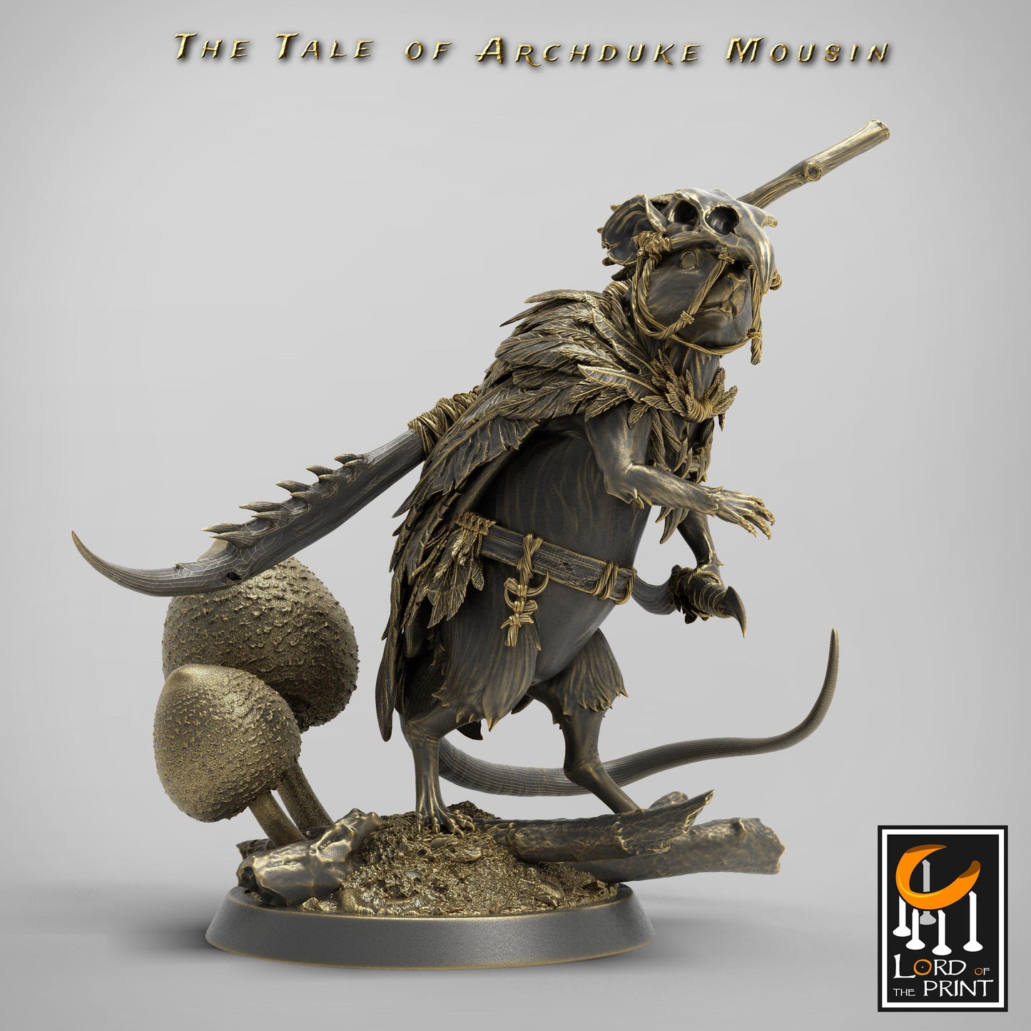 Mouse Look Right, The Tale of Archduke Mousin | TABLETOP SCALE Monster Miniature | Rescale Miniatures
