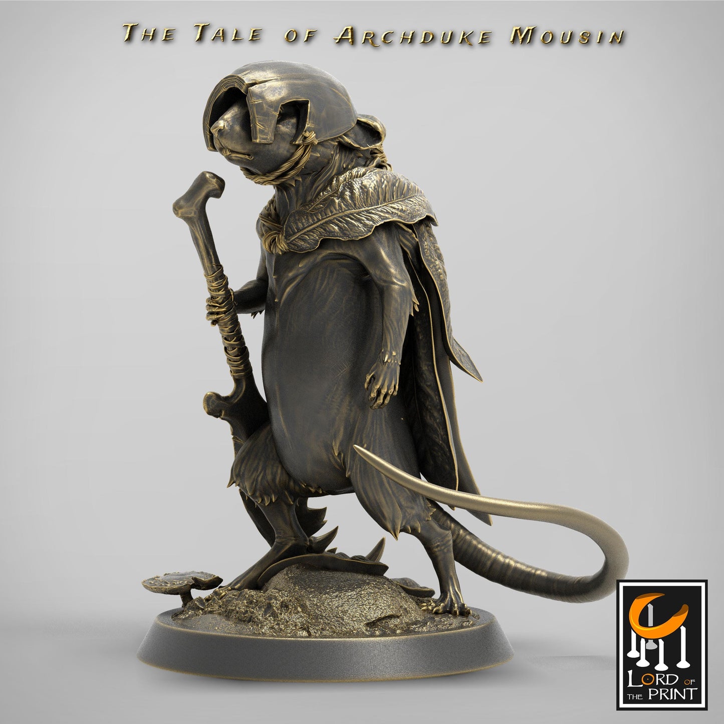 Mouse Stand, The Tale of Archduke Mousin | TABLETOP SCALE Monster Miniature | Rescale Miniatures