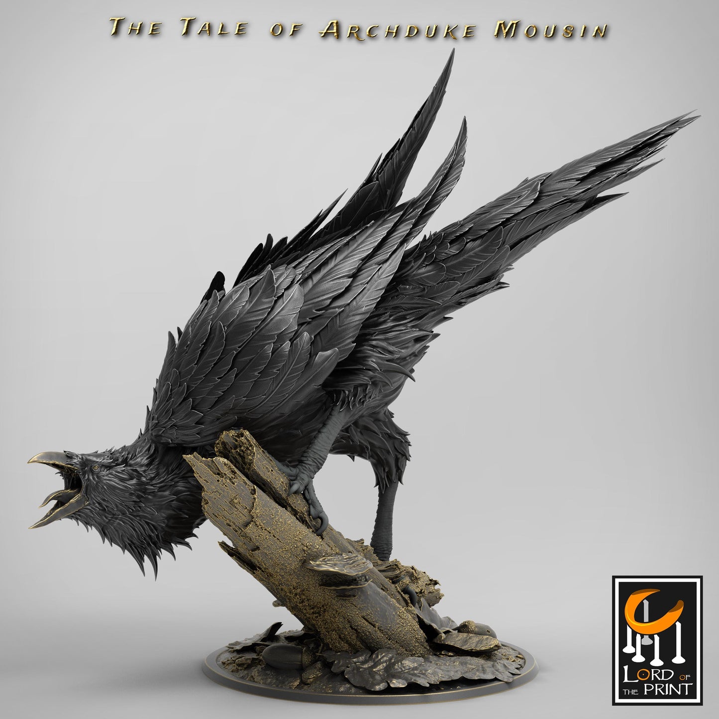 Raven Mount, The Tale of Archduke Mousin | TABLETOP SCALE Monster Miniature | Rescale Miniatures