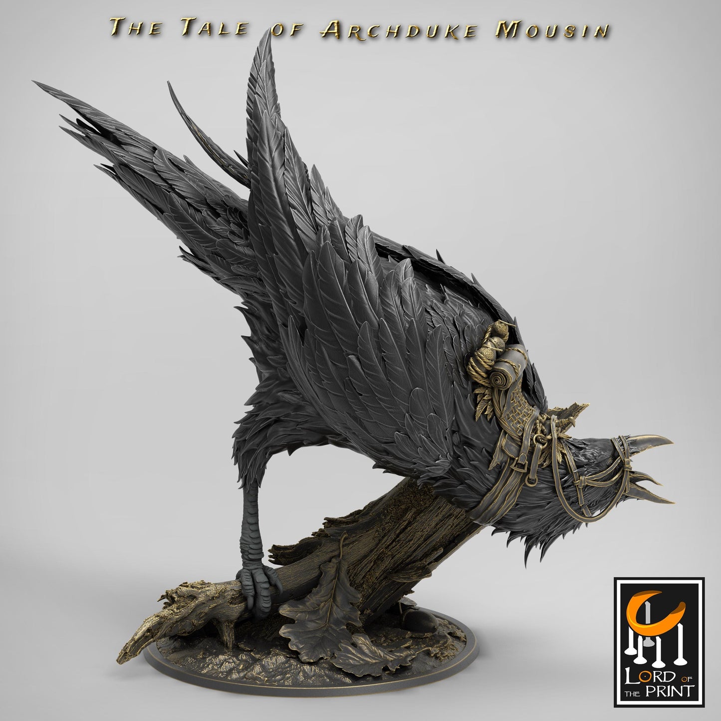 Raven Mount, The Tale of Archduke Mousin | TABLETOP SCALE Monster Miniature | Rescale Miniatures