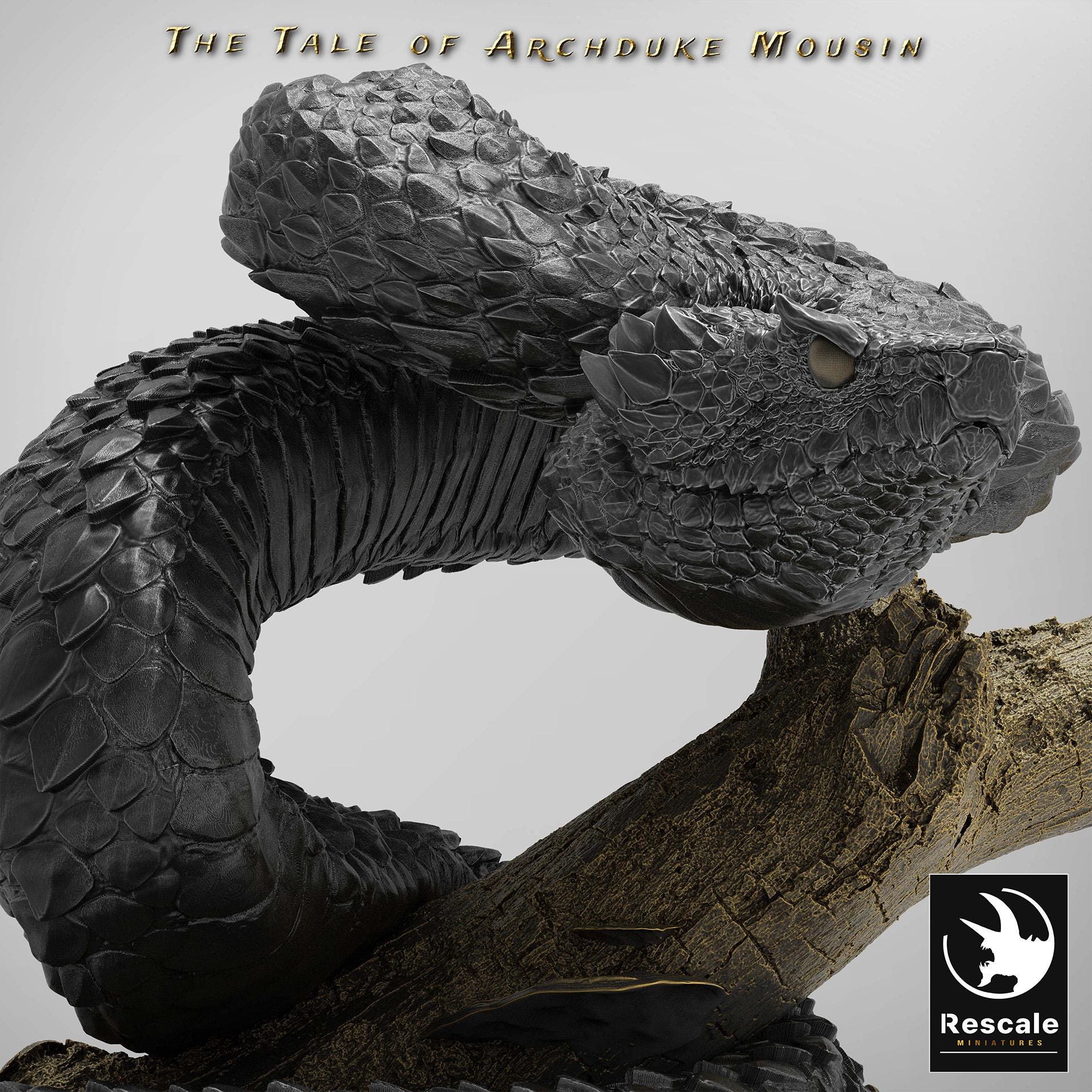 Viper, The Tale of Archduke Mousin | TABLETOP SCALE Monster Miniature | Rescale Miniatures