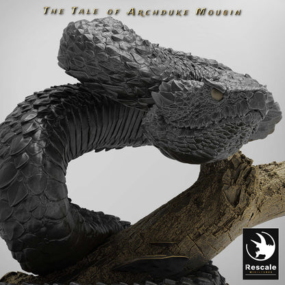 Viper, The Tale of Archduke Mousin | TABLETOP SCALE Monster Miniature | Rescale Miniatures
