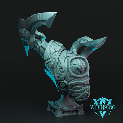 Warhorde Construct, Warforged Enemy | Mini or Bust | Monster Miniature Statue | Witchsong Miniatures