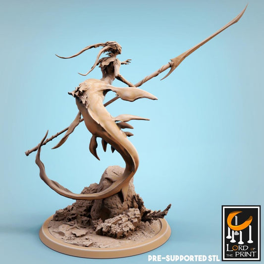 Mermaid Sirens | TABLETOP SCALE | TTRPG Monster Miniature | Rescale Miniatures