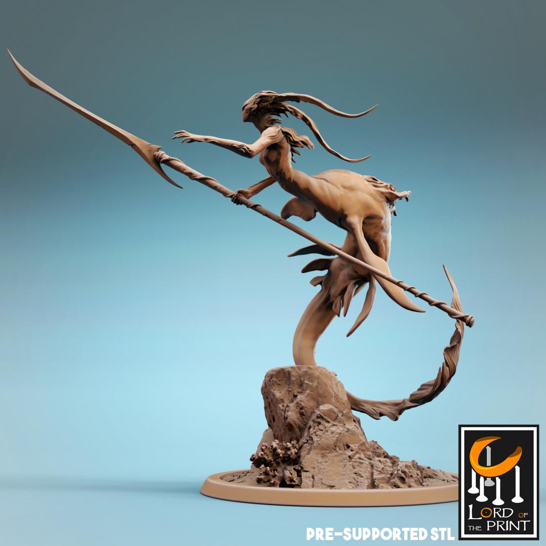 Mermaid Sirens | TABLETOP SCALE | TTRPG Monster Miniature | Rescale Miniatures