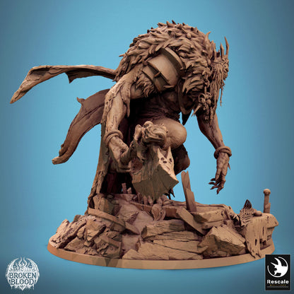 Undead King, Broken Blood | TABLETOP SCALE | TTRPG Monster Miniature | Rescale Miniatures