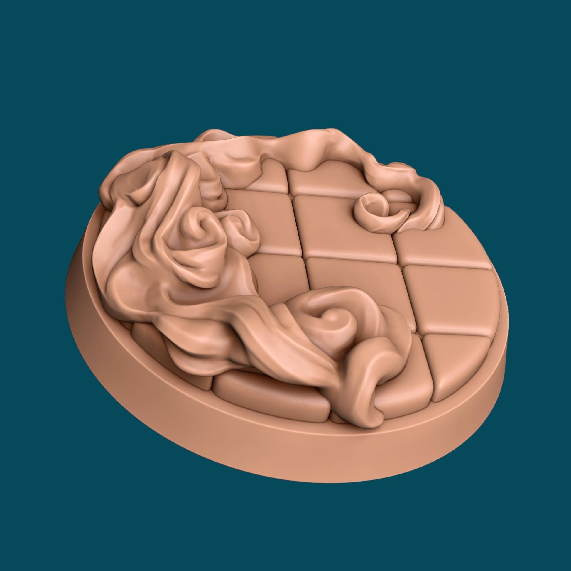 Variety Bases 3 | TTRPG Miniature Sculpted Base | Awkward Penguin's Minis