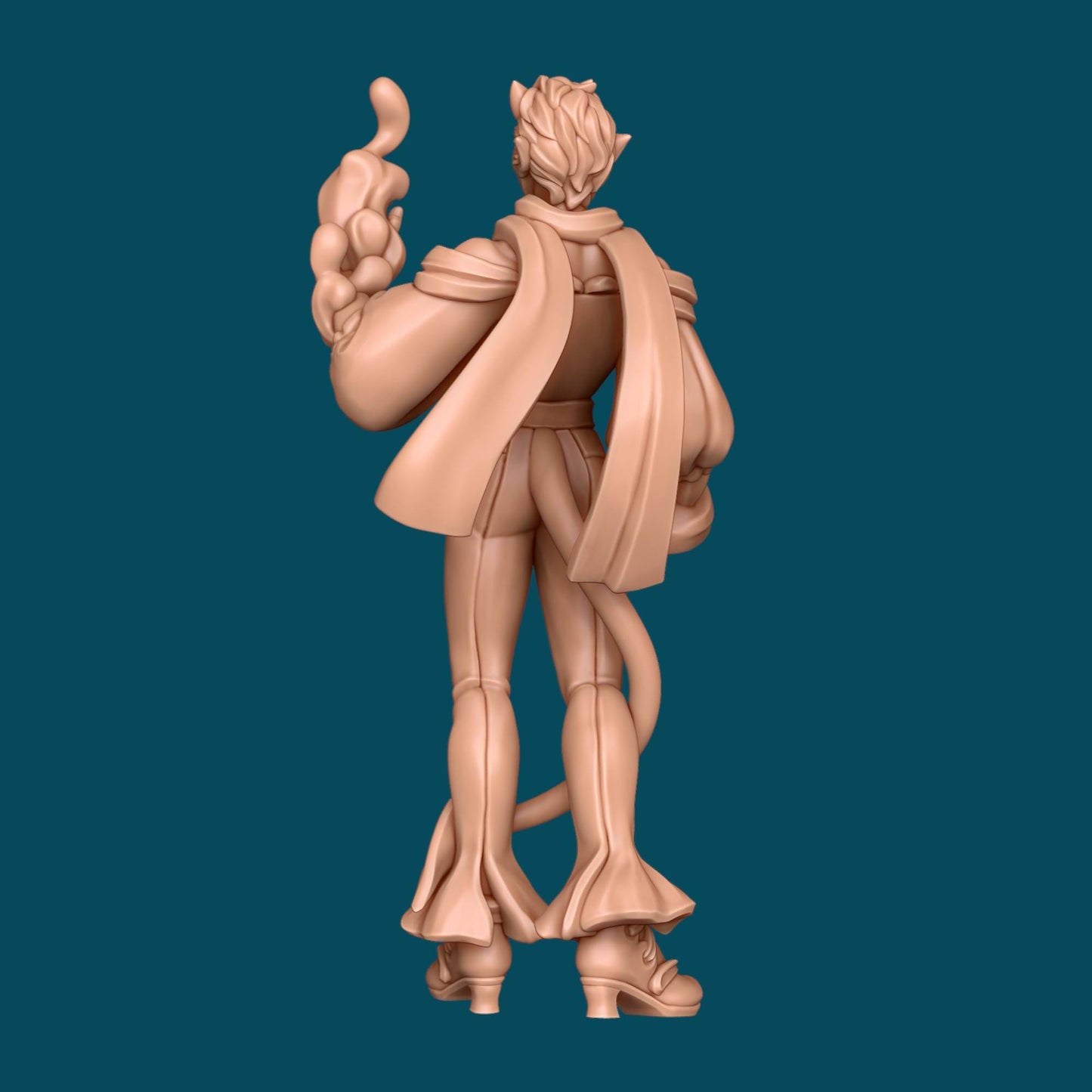 Chives, Dancing Warlock + Lami, Archfey Prince | Couple | TTRPG D&D Miniature | Awkward Penguin Minis