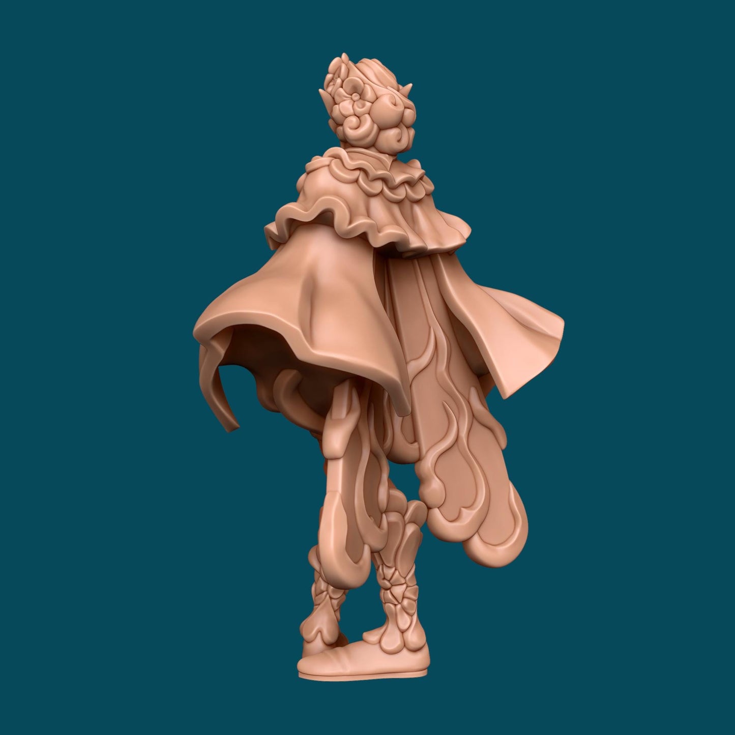 Chives, Dancing Warlock + Lami, Archfey Prince | Couple | TTRPG D&D Miniature | Awkward Penguin Minis