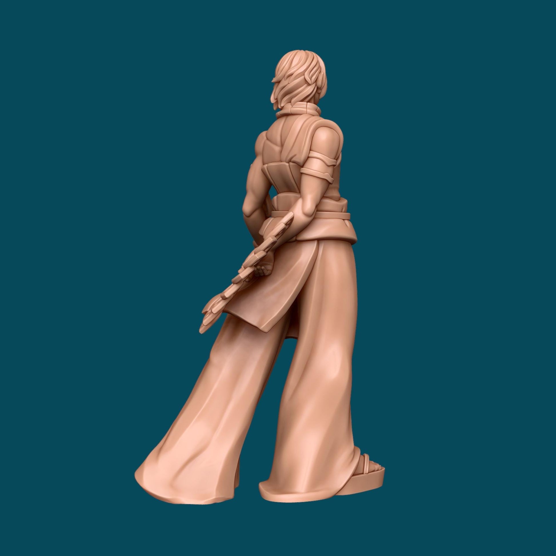 Flow a Fancy Monk | D&D TTRPG Miniature | Awkward Penguin Minis