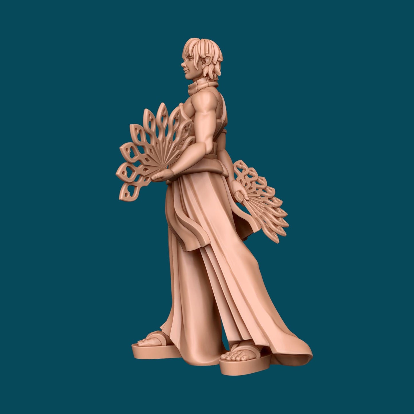 Flow a Fancy Monk | D&D TTRPG Miniature | Awkward Penguin Minis