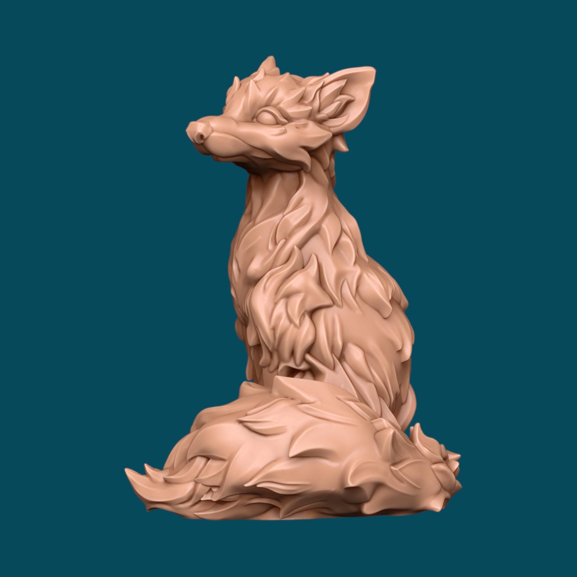 Familiars, Fox and Wolf | D&D TTRPG Miniature | Awkward Penguin Minis