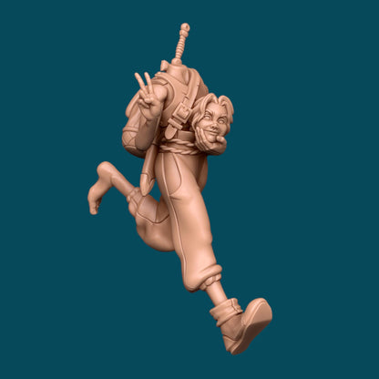 Marlow a Joyful Revenant | D&D TTRPG Miniature | Awkward Penguin Minis