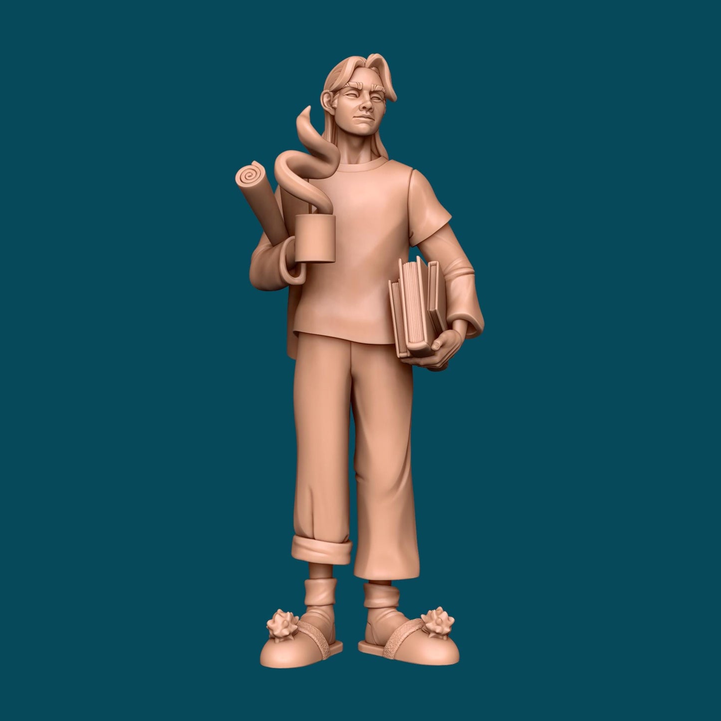 Mel a Sleepy DM | D&D TTRPG Miniature | Awkward Penguin Minis