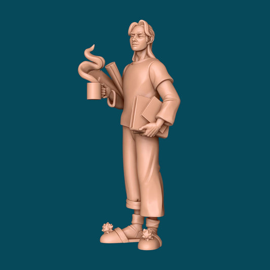 Mel a Sleepy DM | D&D TTRPG Miniature | Awkward Penguin Minis