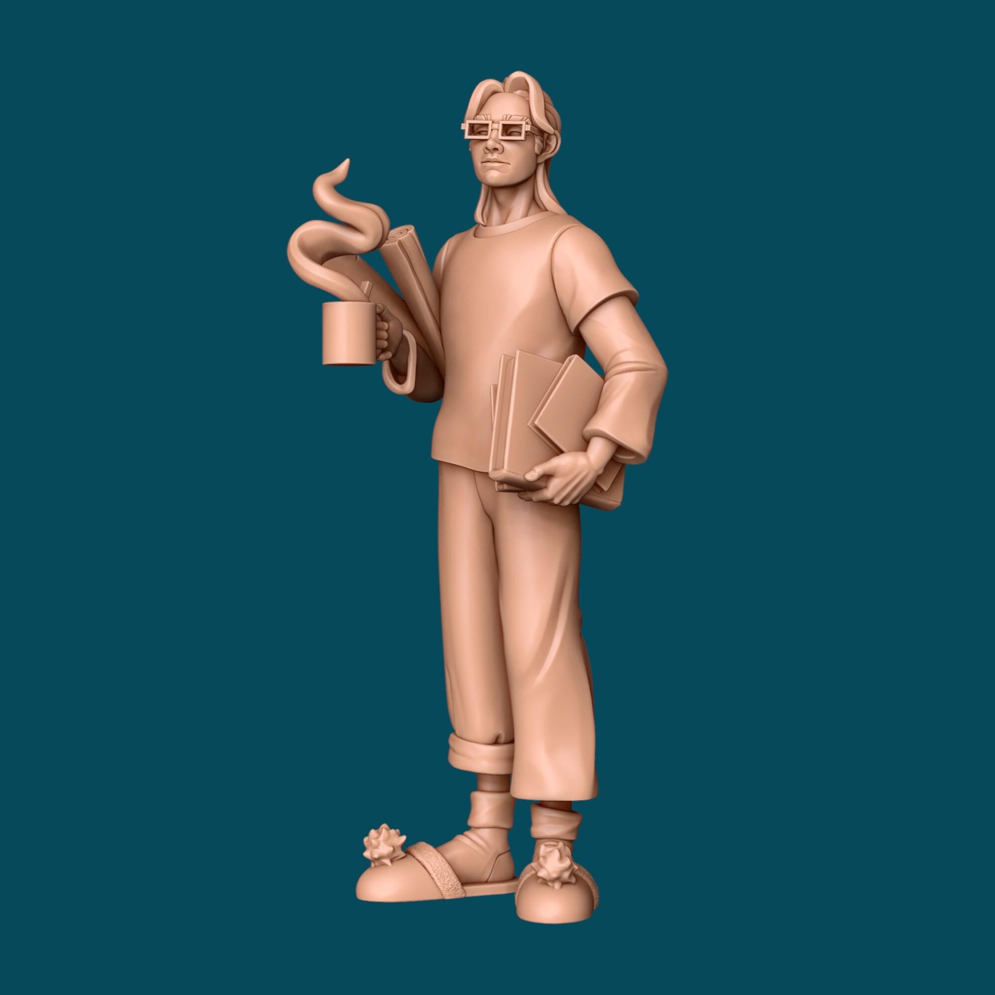 Mel a Sleepy DM | D&D TTRPG Miniature | Awkward Penguin Minis