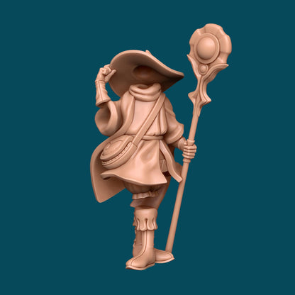 Remi an Invisible Mage | D&D TTRPG Miniature | Awkward Penguin Minis