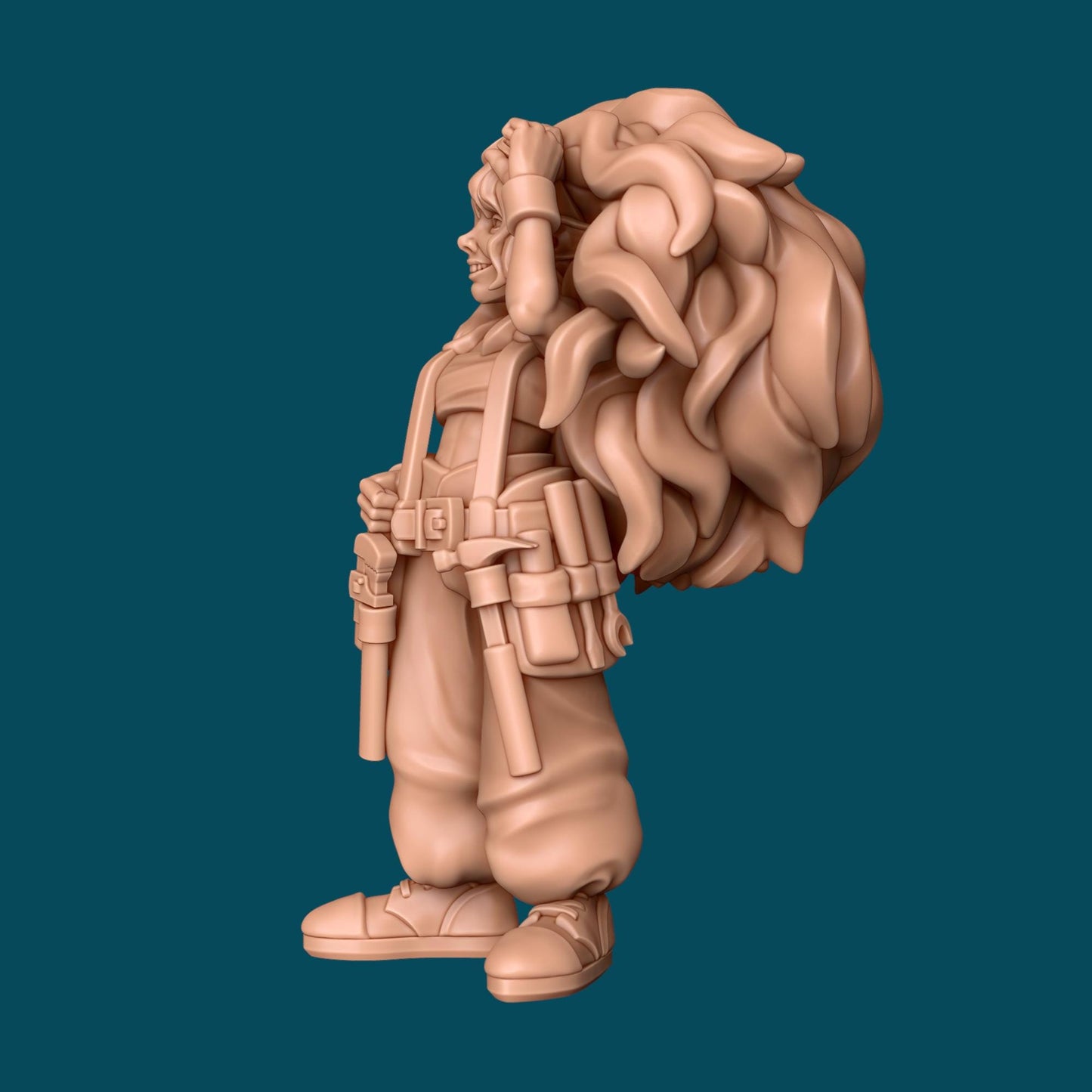 Silysil a Gnome Mechanic | D&D TTRPG Miniature | Awkward Penguin Minis