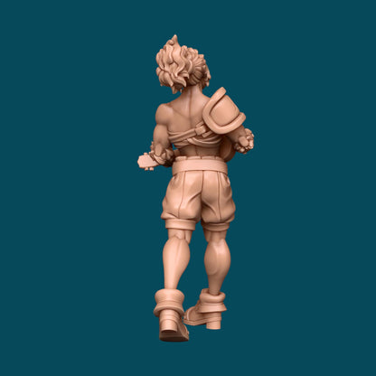 Ylla a Wood Elf Barbarian | D&D TTRPG Miniature | Awkward Penguin Minis