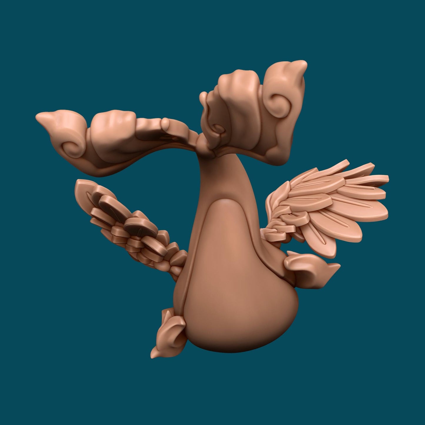 Windy an Air Spirit | D&D TTRPG Miniature | Awkward Penguin Minis