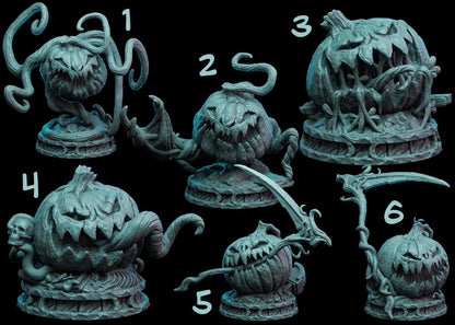 The Harvest Warband | Tabletop Gaming Mini or Bust | D&D TTRPG Monster Miniature Statue | Witchsong Miniatures