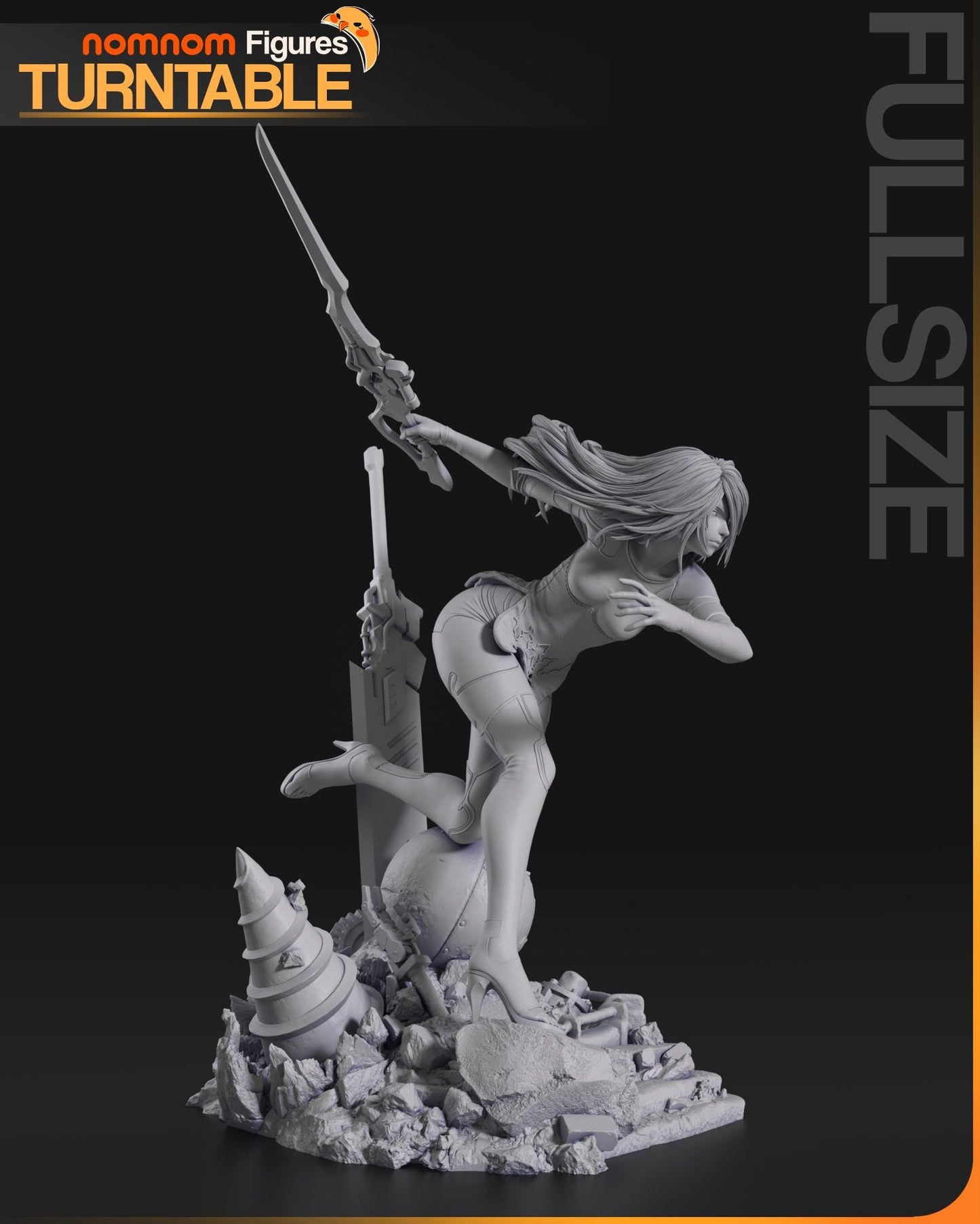 UR-Rarity Unit No 2 | Resin Garage Kit Figure Game Fan Art | Nomnom Figures