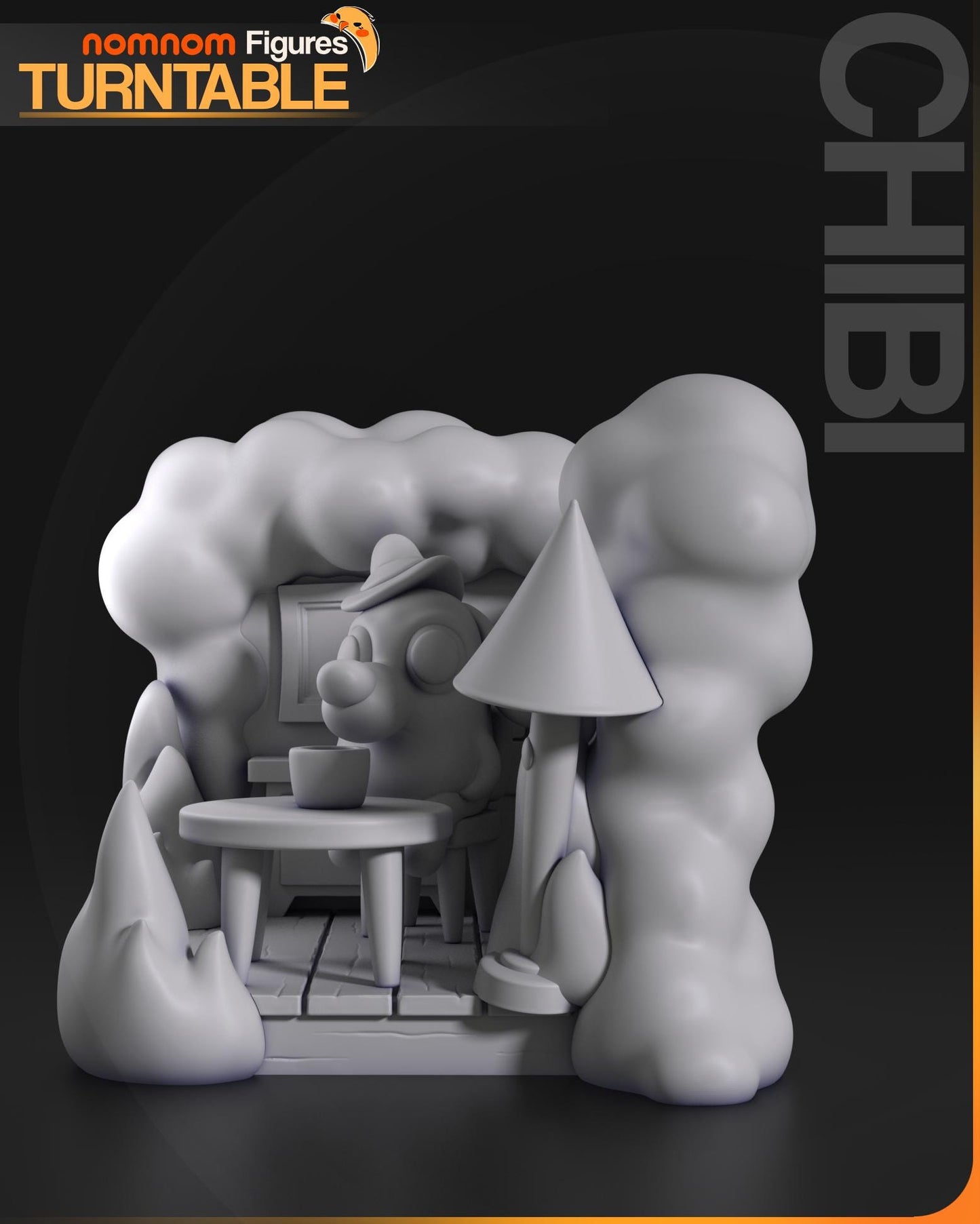 Perfectly Fine | Resin Garage Kit Figure Meme Fan Art | Nomnom Figures