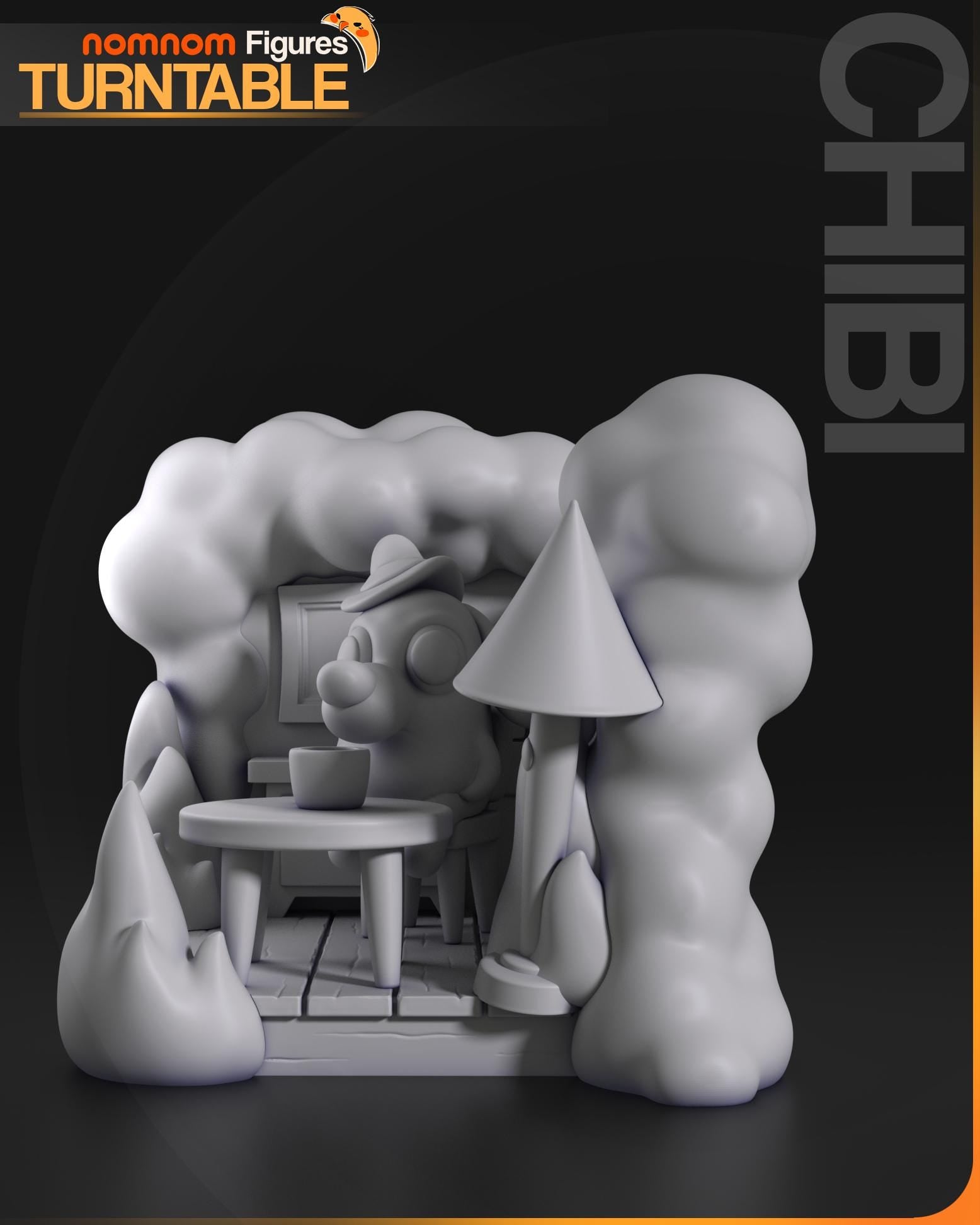 Perfectly Fine | Resin Garage Kit Figure Meme Fan Art | Nomnom Figures