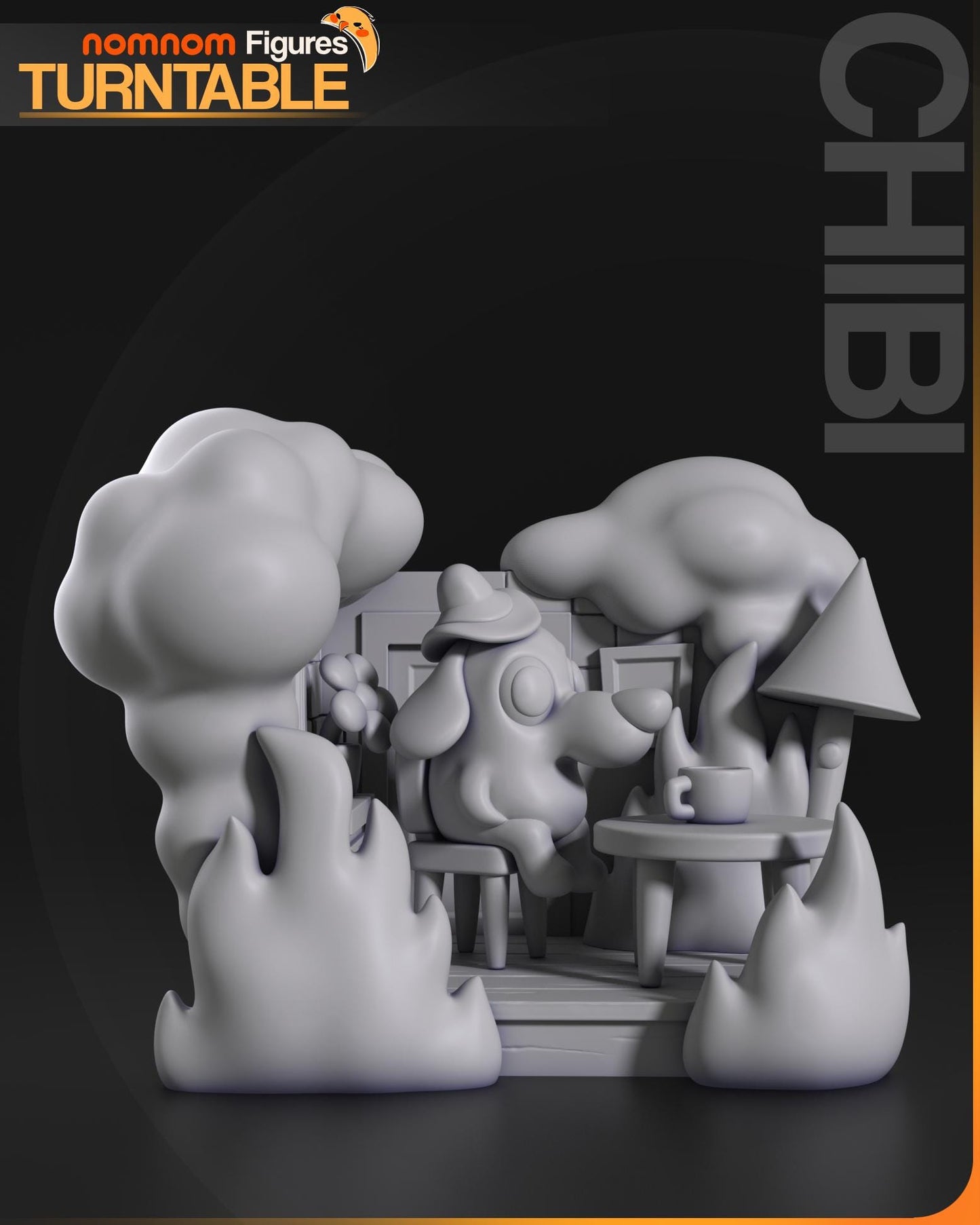 Perfectly Fine | Resin Garage Kit Figure Meme Fan Art | Nomnom Figures