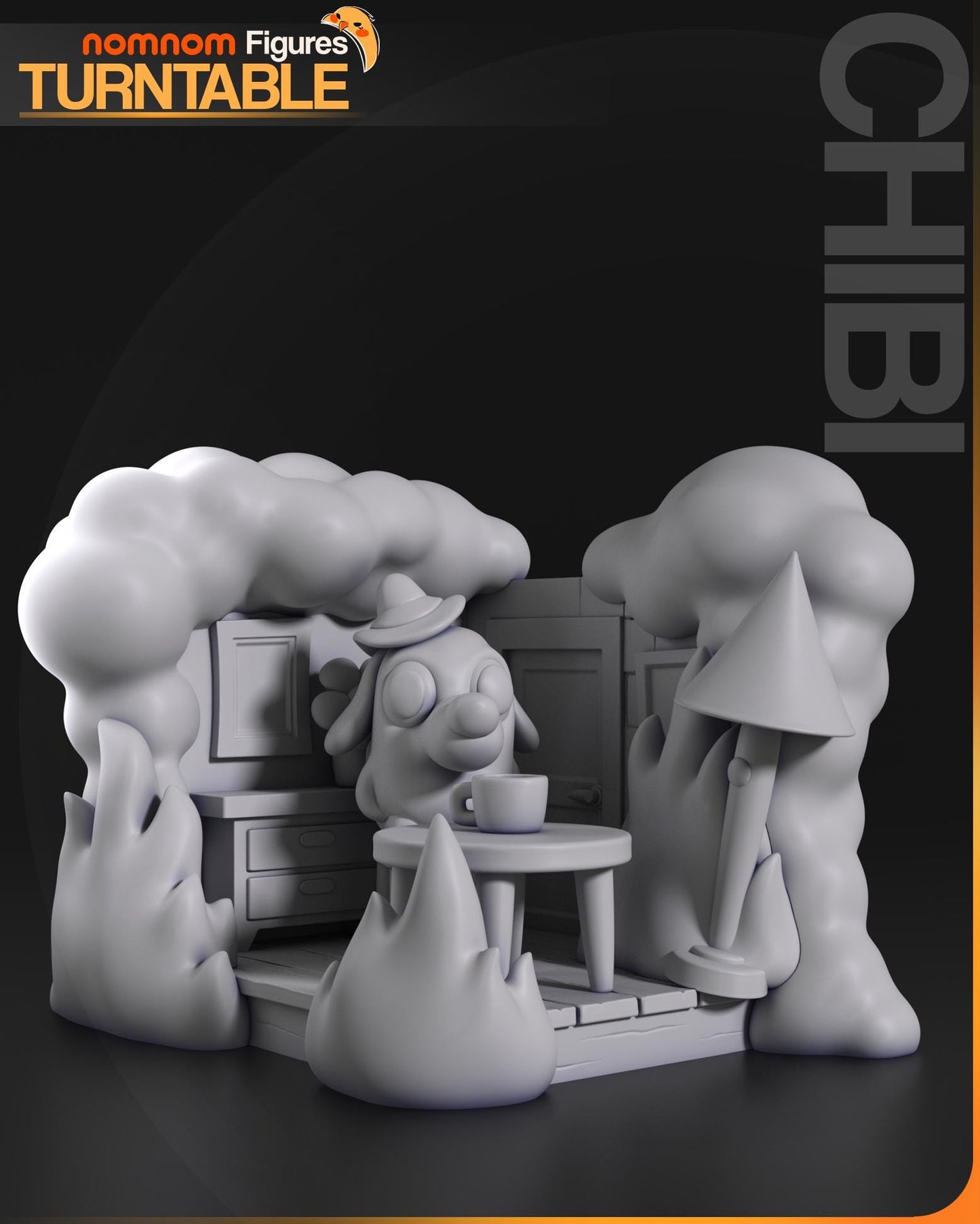 Perfectly Fine | Resin Garage Kit Figure Meme Fan Art | Nomnom Figures