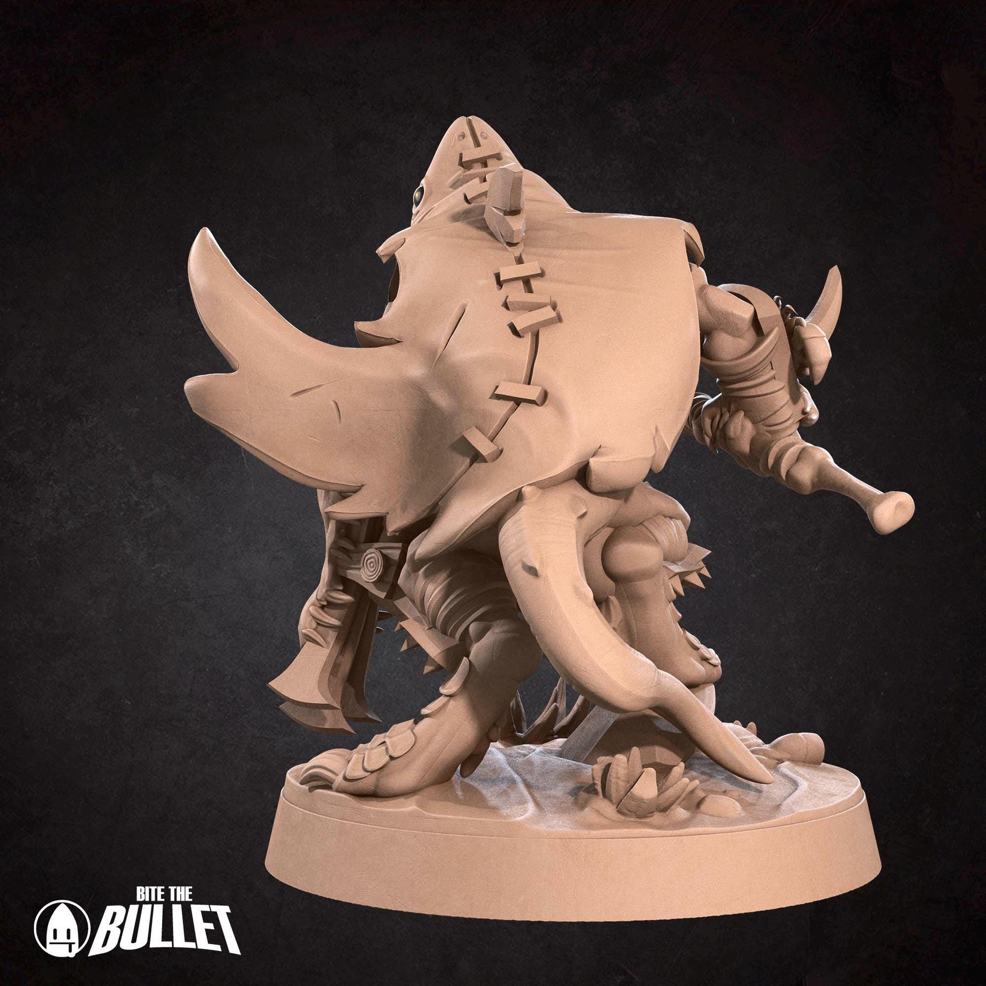 Kobold Fighter, D&D Version | Tabletop Gaming Scale Resin Miniature | Bite the Bullet