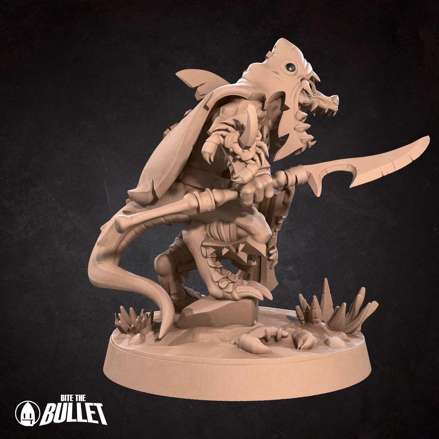 Kobold Fighter, D&D Version | Tabletop Gaming Scale Resin Miniature | Bite the Bullet