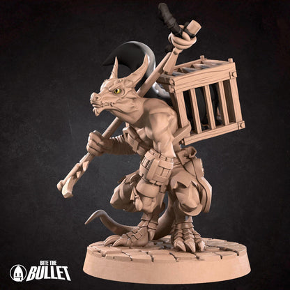 Kobold Inventor, D&D Version | Tabletop Gaming Scale Resin Miniature | Bite the Bullet