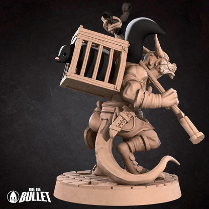 Kobold Inventor, D&D Version | Tabletop Gaming Scale Resin Miniature | Bite the Bullet