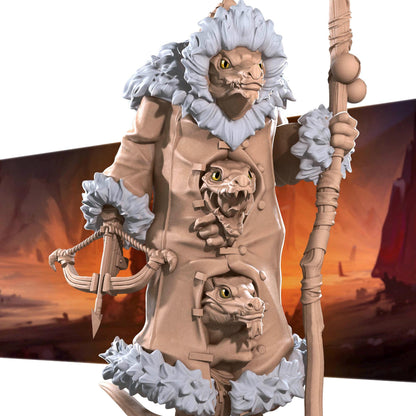 Kobold Stalker, Three Kobolds in a Trench Coat, D&D Version | Tabletop Gaming Scale Resin Miniature | Bite the Bullet