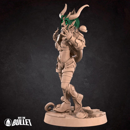 Exxotic Esmerelda, Lady of Dreams | Pinup SFW NSFW Versions | Tabletop Gaming Scale Resin Miniature | Bite the Bullet