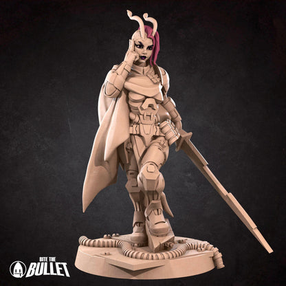 Antilien Solarian, Space Alien | D&D TTRPG Miniature | Bite the Bullet | Bullet Galaxy