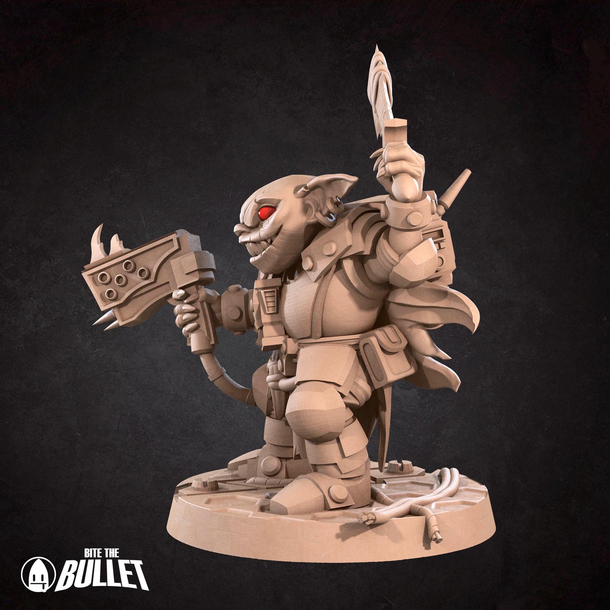 Goblin Soldier, Spacer | Tabletop Gaming Scale Resin Miniature | Bite the Bullet | Bullet Galaxy